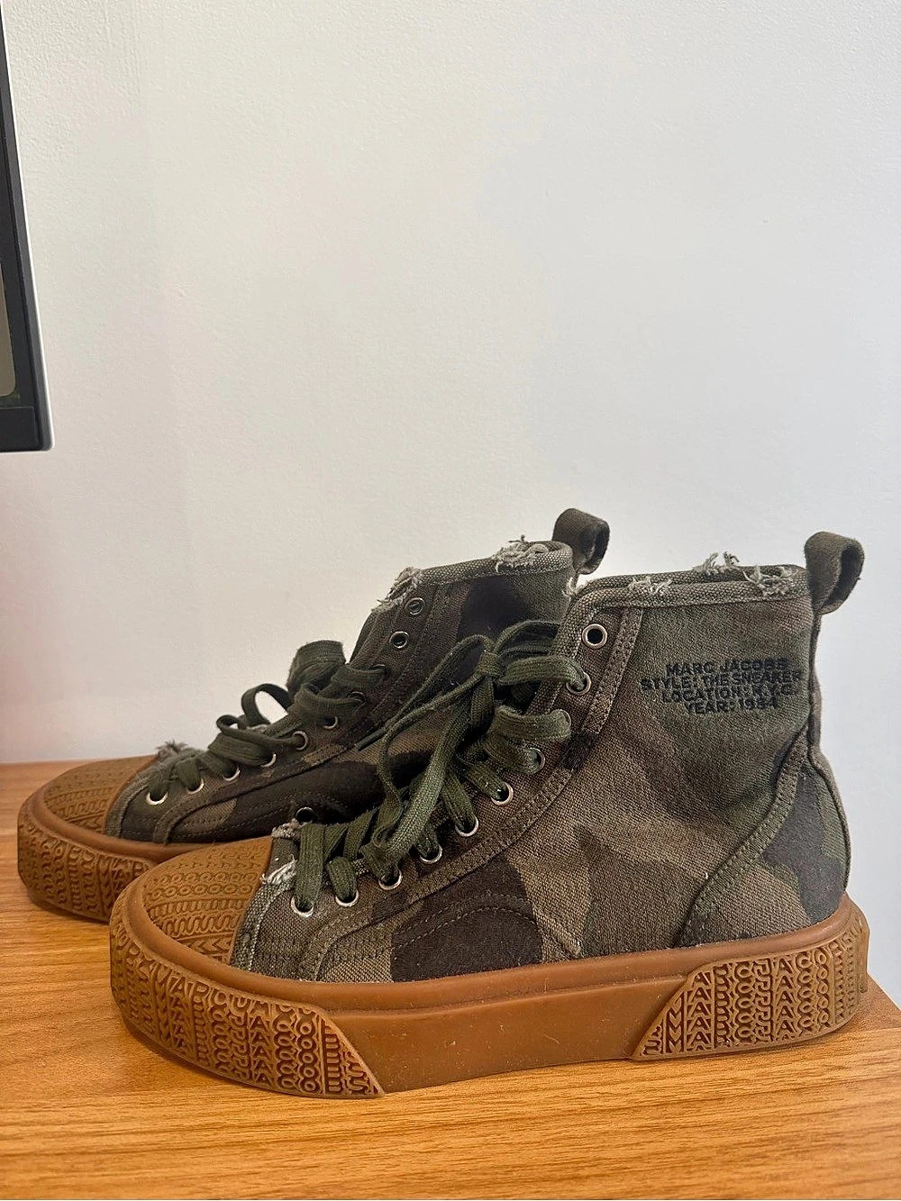 Women's Marc Jacobs Camo High Top Sneakers EU 37